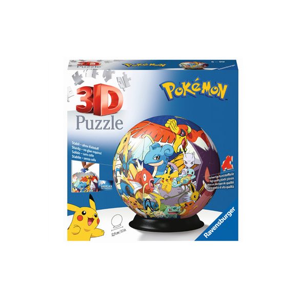 3D Puzzle-Ball - Pokémon 72pc - DE/NL/SP/FR/IT/EN-11785