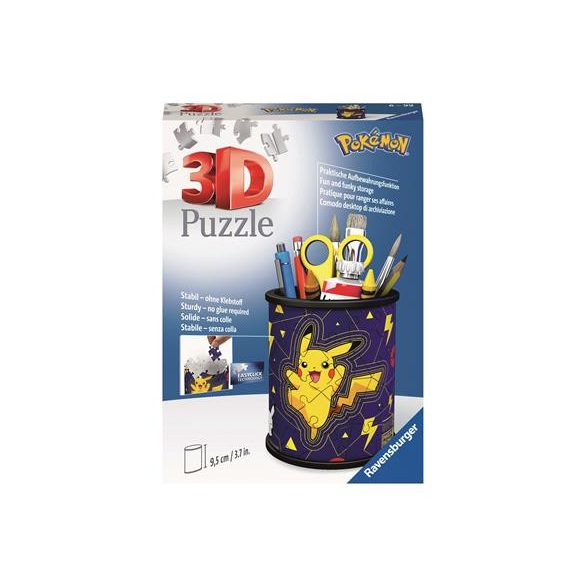 Ravensburger 3D Sonderformen Utensilo - Pokémon 54pc - DE/NL/SP/FR/IT/EN-11257