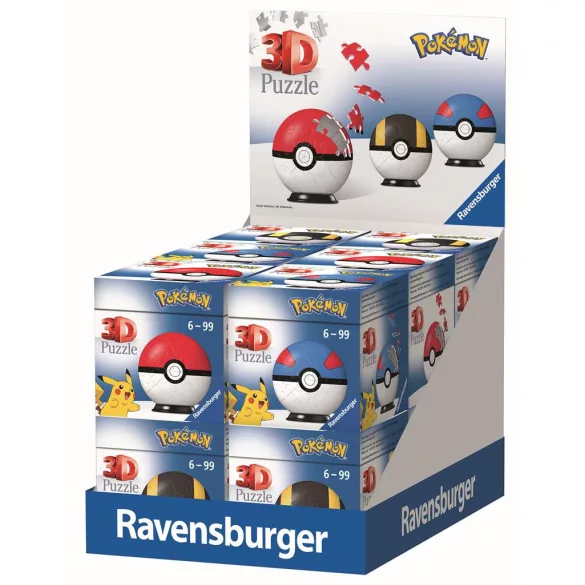 12er Verkaufskassette Pokémon Pokéballs 54pc - DE/NL/SP/FR/IT/EN-94617