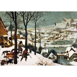 Puzzle: Bruegel - Jäger im Schnee (1000 Teile)-PIA5523