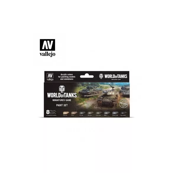 World of Tanks - Paint Set festékkészlet harckocsimodellekhez