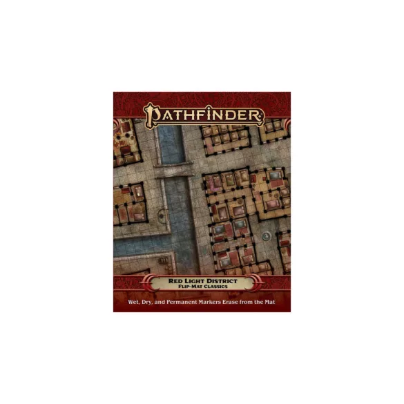 Pathfinder Flip-Mat Classics: Red Light District szerepjátékos játéktérkép