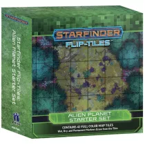 Starfinder Flip-Tiles: Alien Planet Starter Set – kétoldalas sci-fi térképlap készlet