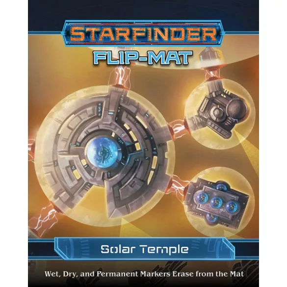 Starfinder Flip-Mat: Solar Temple kétoldalas játéktérkép