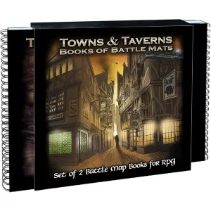 Towns & Taverns - EN moduláris RPG térképkönyv szett