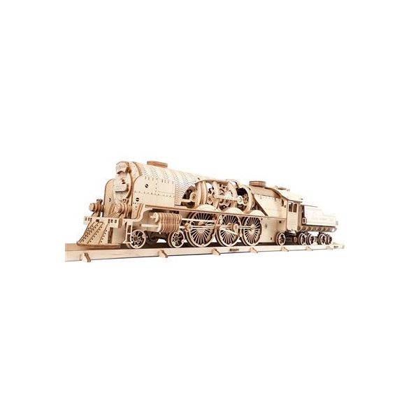 Ugears - V-Express Steam Train with Tender-70058