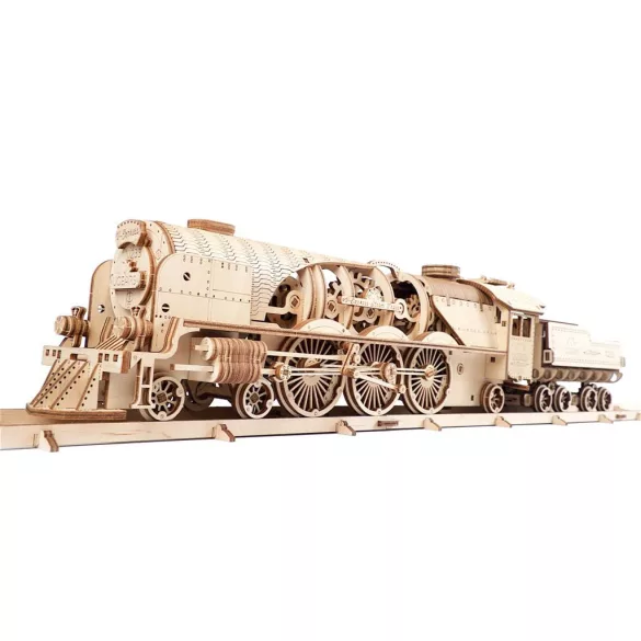 Ugears - V-Express Steam Train with Tender-70058