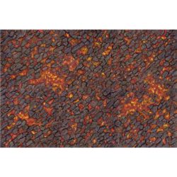 Kraken Wargames Gaming Mat - Magma River 44"x60" Gaming Mat-KWG-SF-27