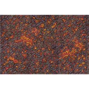 Kraken Wargames - Game Mat - Magma River 44"x60"-KWG-SF-27