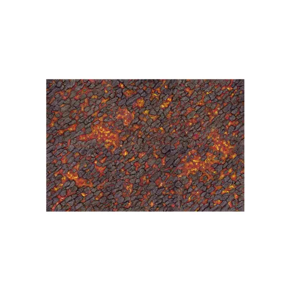 Kraken Wargames - Game Mat - Magma River 44"x60"-KWG-SF-27