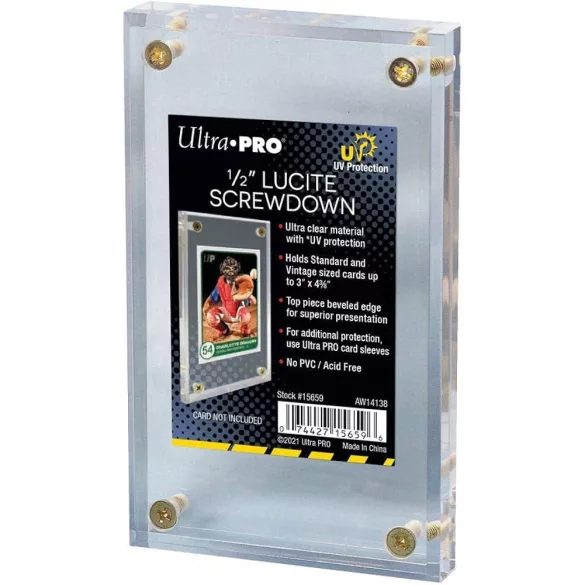 UP - Lucite UV 1/2" Screwdown kártyatartó