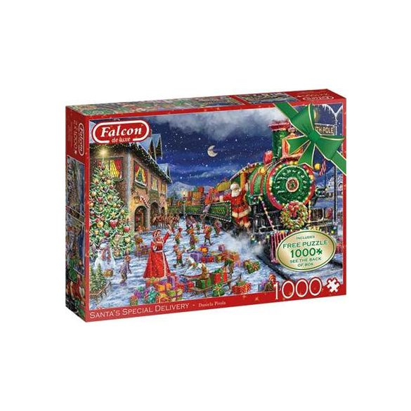Santa's Trian Journey - 2x 1000 Teile-11268