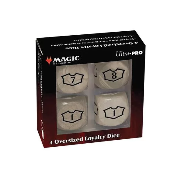 UP - Deluxe 22MM Plains Loyalty Dice Set with 7-12 for Magic: The Gathering-18604