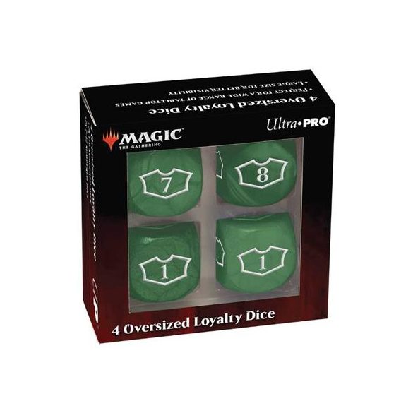 UP - Deluxe 22MM Forest Loyalty Dice Set with 7-12 for Magic: The Gathering-18608