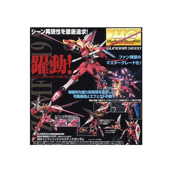 GUNDAM - MG 1/100 INFINITE JUSTICE GUNDAM-MK63041