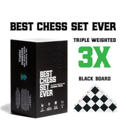 Best Chess Set Ever Double sided (Black Board or Green Board) - EN-BCSE-001