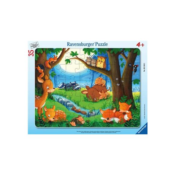Ravensburger Puzzle - Wenn kleine Tiere schlafen gehen 35pc-05146