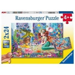 Ravensburger Puzzle - Zauberhafte Meerjungfrauen 2x24pc-05147