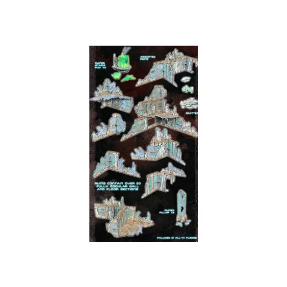 Battle Systems: Ruined Catacombs moduláris terepkészlet
