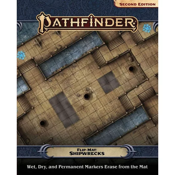 Pathfinder Flip-Mat: Shipwrecks kétoldalas szerepjáték térkép