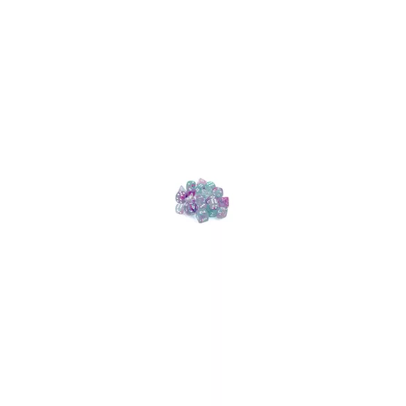 Chessex Tens d10 Sets - Nebula TM Wisteria/white Luminary Set of Ten d10's-27345