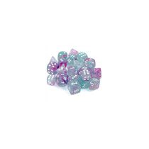 Chessex 7 Die Sets - Nebula TM Wisteria/white Luminary 7-Die Set-27545