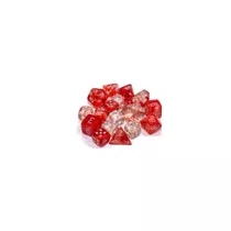 Chessex 7 Die Sets - Nebula TM Red/silver Luminary 7-Die Set-27554