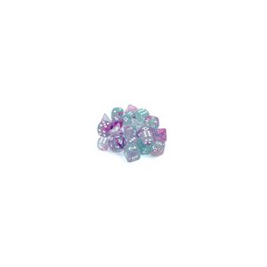 Chessex 16mm d6 Blocks - Nebula TM 16mm d6 Wisteria/white Luminary Dice Block™ (12 dice)-27745