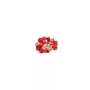 Chessex 16mm d6 Blocks - Nebula TM 16mm d6 Red/silver Luminary Dice Block™ (12 dice)-27754