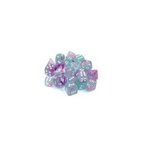 Chessex 12mm d6 Blocks - Nebula TM 12mm d6 Wisteria/white Luminary Dice Block™ (36 dice)-27945