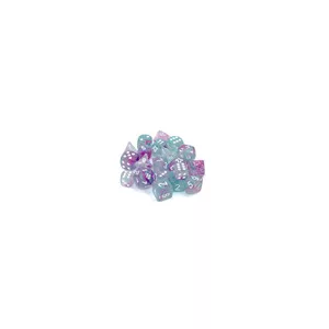 Chessex 12mm d6 Blocks - Nebula TM 12mm d6 Wisteria/white Luminary Dice Block™ (36 dice)-27945
