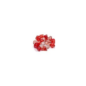 Chessex 12mm d6 Blocks - Nebula TM 12mm d6 Red/silver Luminary Dice Block™ (36 dice)-27954