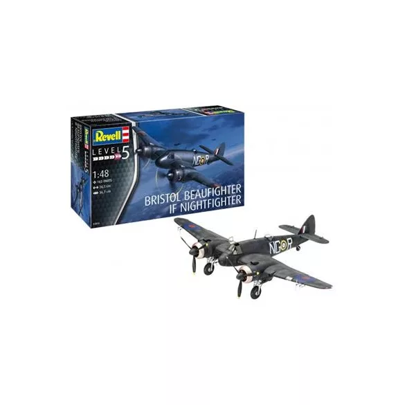 Revell: Beaufighter IF Nightfighter (1:48) - EN/DE/FR/NL/ES/IT-03854