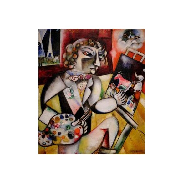 Puzzle: Marc Chagall - Selbstporträt mit sieben Fingern (1000 Teile)-PIA5496