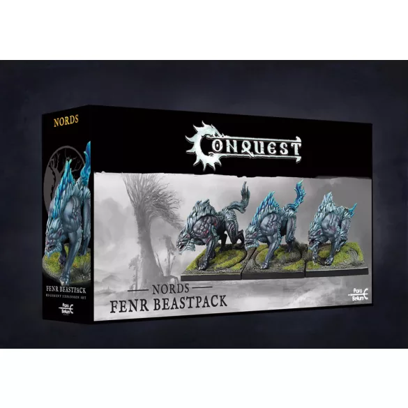 Conquest - Nords: Fenr Beastpack Wargs miniatűra szett - EN