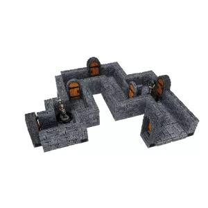 WarLock Tiles: Expansion Pack - 1 in. Dungeon Straight Walls-16517