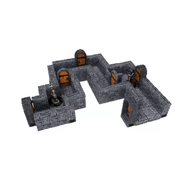 WarLock Tiles: Expansion Pack - 1 in. Dungeon Straight Walls-16517