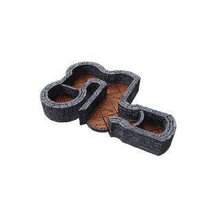 WarLock Tiles: Expansion Pack - 1 in. Dungeon Angles & Curves-16518