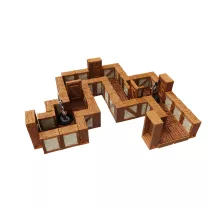 WarLock Tiles: Expansion Pack - 1 in. Town & Village Straight Walls-16531