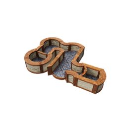 WarLock Tiles: Expansion Pack - 1 in. Town & Village Angles & Curves-WZK16532