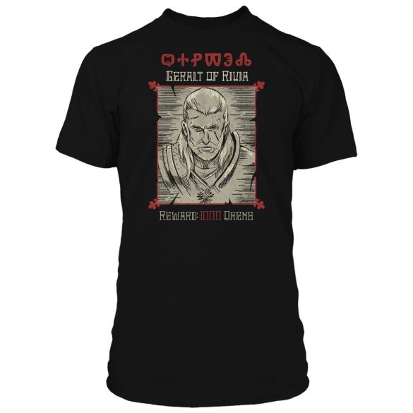 The Witcher 3 Wanted Poster Premium Tee-11975-BLK-03-SML-000
