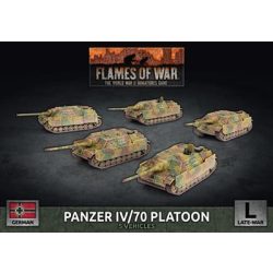 Flames Of War Panzer IV/70 Tank Platoon (x5 Plastic) - EN-GBX160