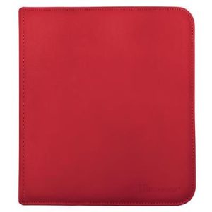 UP - 12-Pocket Zippered PRO-Binder - Red-15743