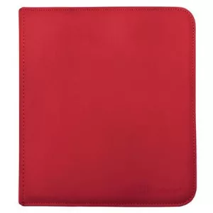 UP - 12-Pocket Zippered PRO-Binder - Red-15743