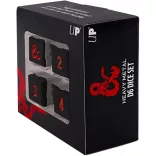 Ultra PRO Heavy Metal D6 4 darabos fém kockaszett Dungeons & Dragonshoz