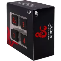 Ultra PRO Heavy Metal D6 4 darabos fém kockaszett Dungeons & Dragonshoz