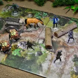 WizKids Encounter in a Box: Wagon Ambush rajtaütés jelenetkészlet