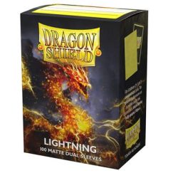 Dragon Shield Dual Matte Sleeves - Lightning 'Ailia' (100 Sleeves)-AT-15047