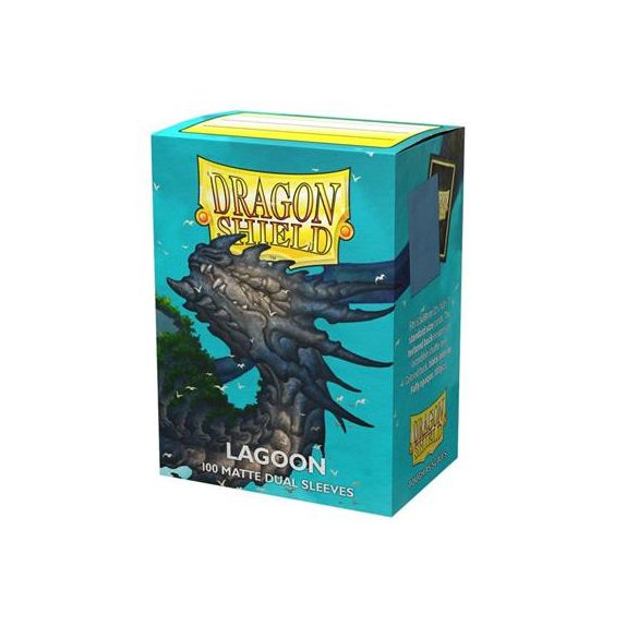 Dragon Shield Dual Matte Sleeves - Lagoon 'Saras' (100 Sleeves)-AT-15048