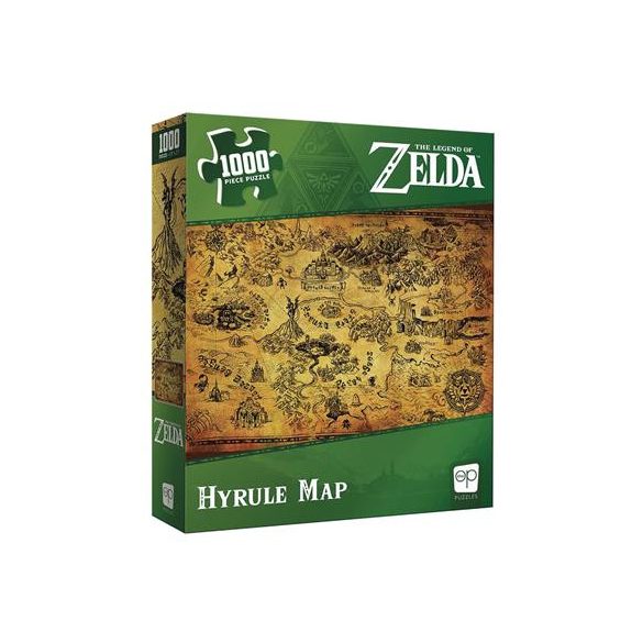 The Legend of Zelda Hyrule Map Puzzle 1000 pc-PZ005-690-002100-06